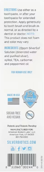 Silversol Tooth Gel
