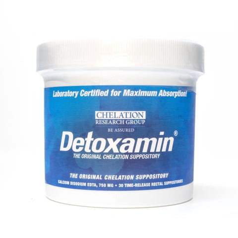 Detoxamin 30 Time-Release suppositories.