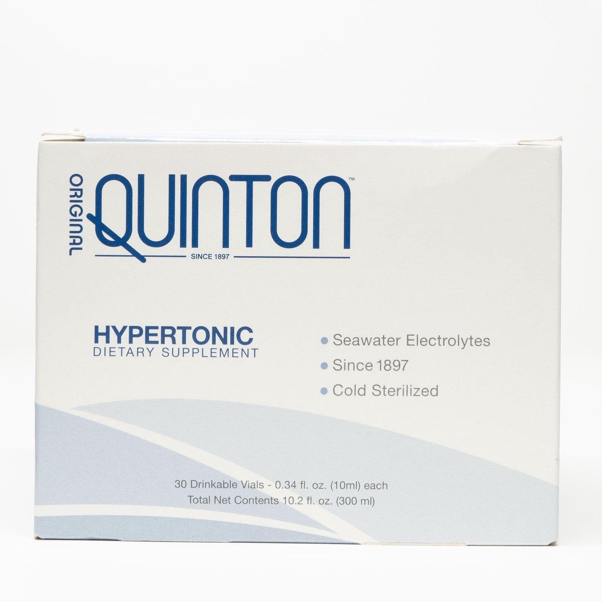 Quicksilver Scientific Original Quinton Hypertonic 3.3 Ampoules 30