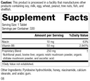 B6-Niacinamide, 330 Tablets, Rev 08 Supplement Facts