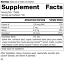 Chromium Complex, 180 Tablets, Rev 03 Supplement Facts