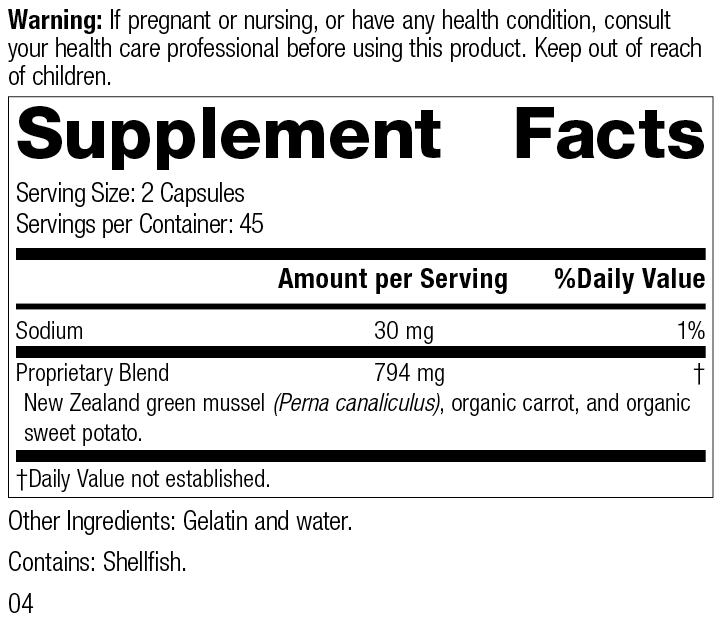Nutrimere®, 90 Capsules, Rev 04 Supplement Facts