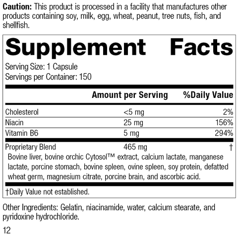 Orchex®, 150 Capsules, Rev 12, Product Label