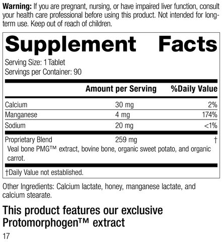 Ostrophin PMG®, 90 Tablets, Rev 17 Supplement Facts