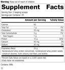 Whey Pro Complete, 1.3 lbs. (600 g), Rev 11 Supplement Facts