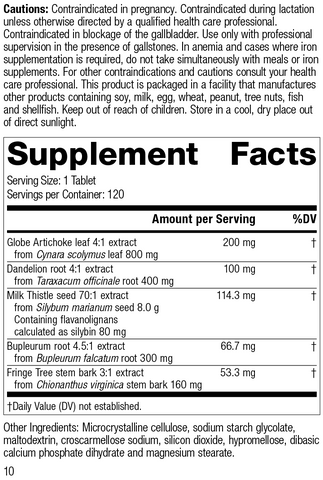 Livton® Complex, Rev 10 Supplement Facts