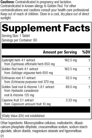 Rev 01 Supplement Facts Image