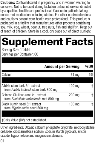 supplement fact label