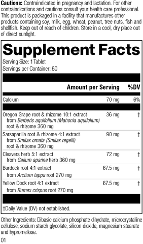 supplement fact label