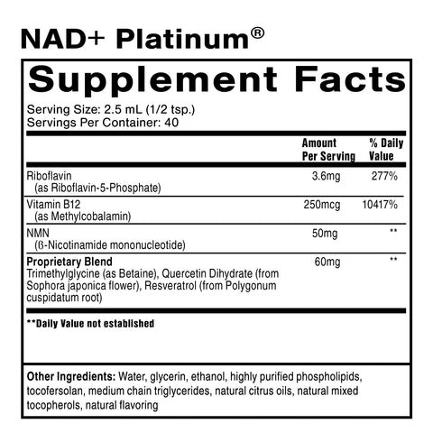 Liposomal NAD+ Platinum