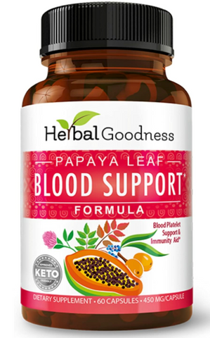 Papaya Leaf Extract Blood Support 60 caps