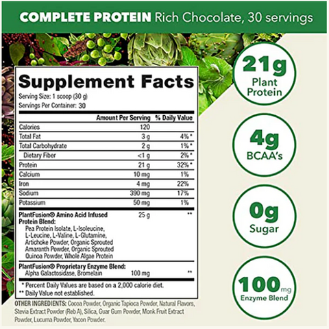 Plantfusion Complete Protein 2lbs Chocolate