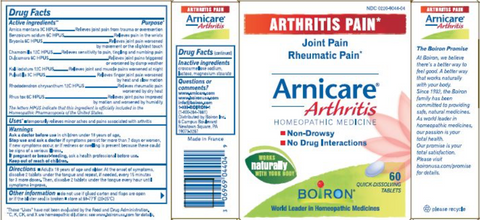 Arnicare Arthritis 60 Tablets