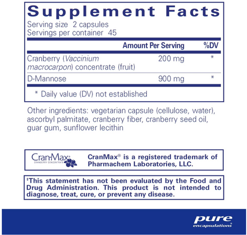 Cranberry/D-Mannose 90 Capsule