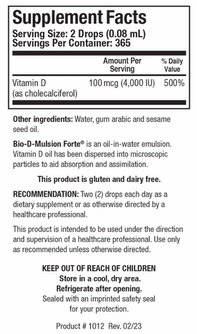 Bio-D-Mulsion Forte 1oz