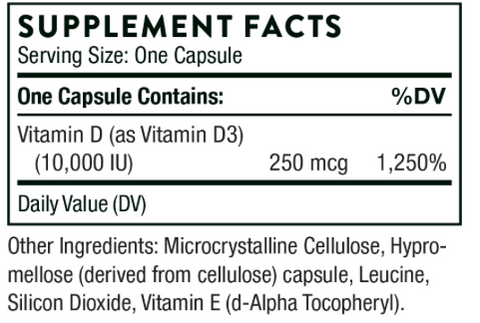 D-10,000 60 Capsules