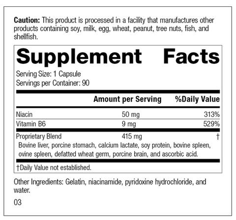 Niacinamide B6 90 Capsules