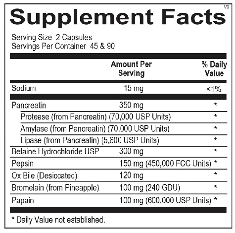 Ortho Digestzyme 90 Capsules