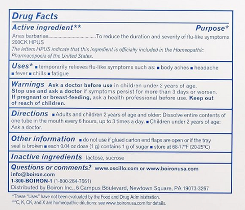 Oscillococcinum 30 Doses