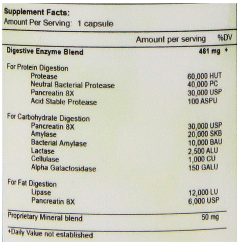 P-A-L Plus Enzymes 120 Capsule