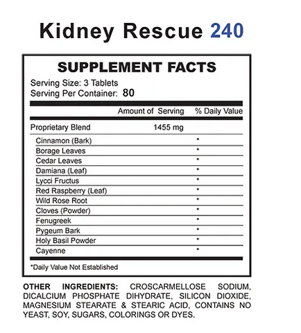 Kidney Rescue Tablets