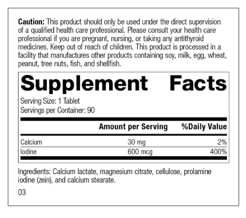 Prolamine Iodine 90 Tablets