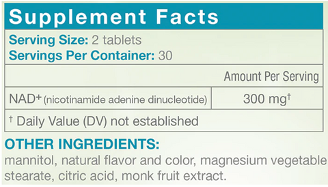 Real NAD+ 60 tablets