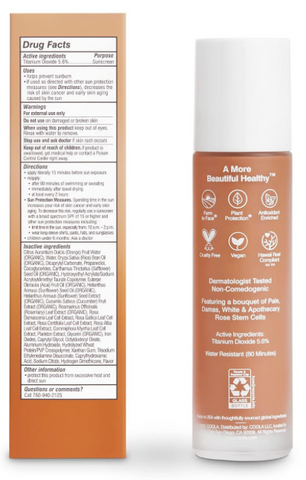 SPF 30 Tinted moisturizer (fresh rose) 1.5 fl oz