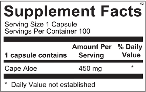 Super Aloe 450mg 100 Capsules