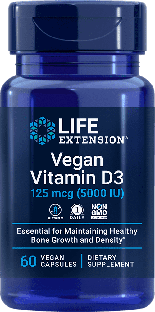 Vegan Vitamin D3 5000iu 60ct.