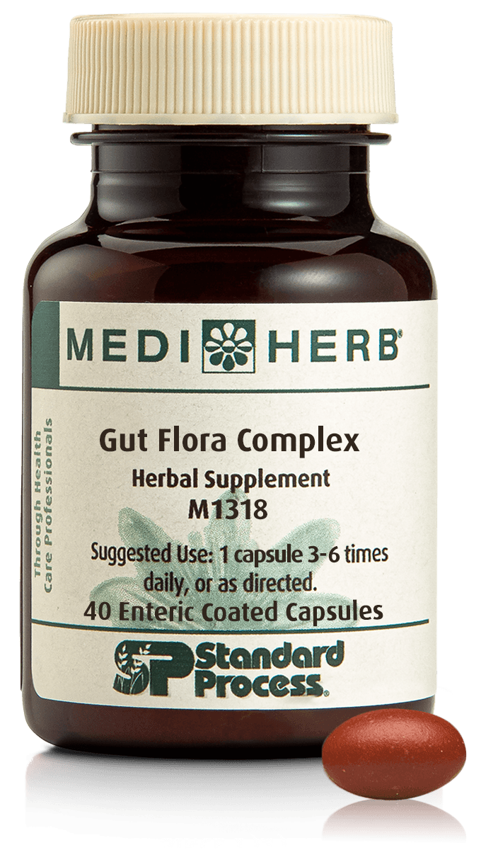 Gut Flora Complex, 40 Capsules