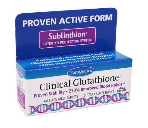 Clinical Glutathione 60 tabs.