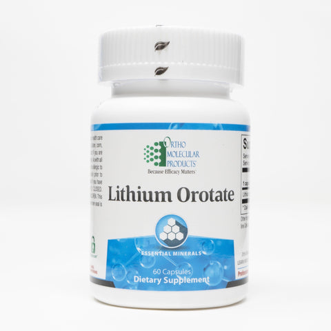 Lithium Orotate 60 Capsules.