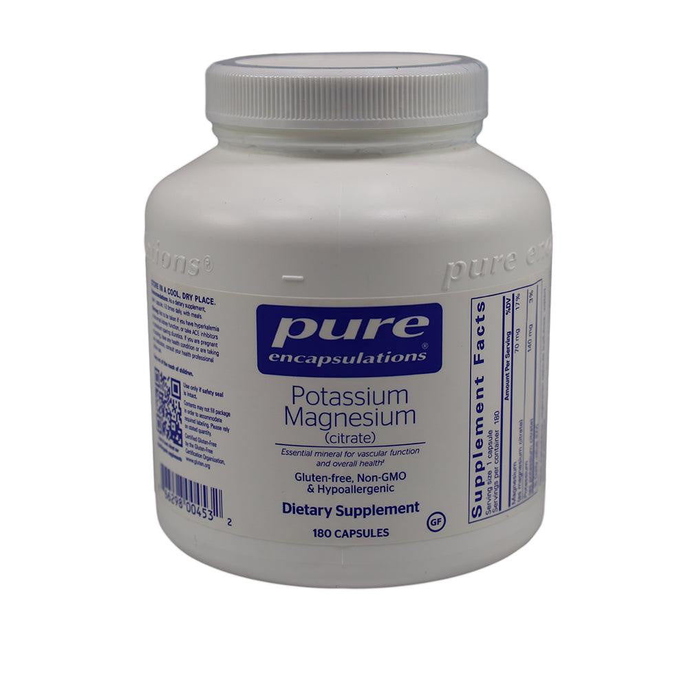 Potassium Magnesium Citrate 180 caps.