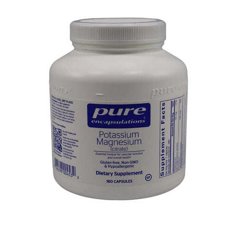 Potassium Magnesium Citrate 180 caps.
